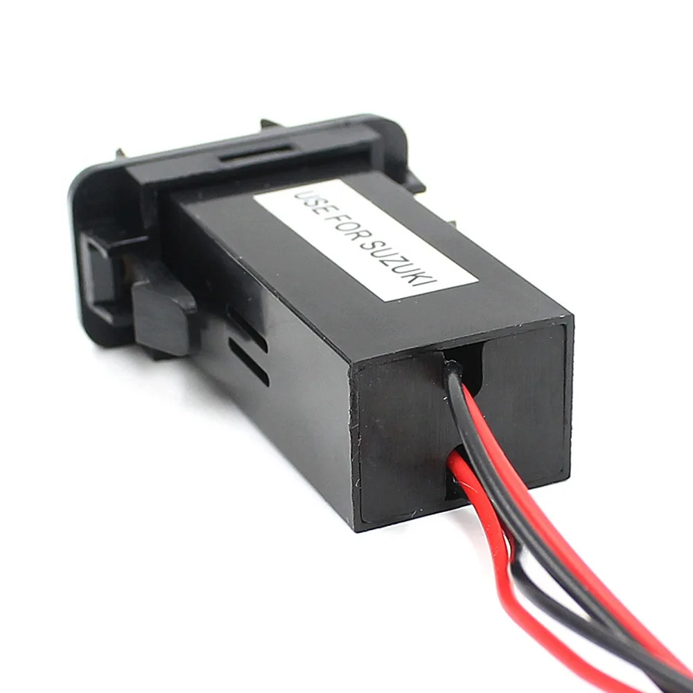 Для Suzuki usb разъем для автомобиля зарядное устройство двойной USB Автомобильное 12 В