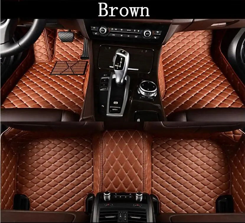 Автомобильные 3D роскошные кожаные автомобильные коврики для 05-09 Toyota CROWN 2005 2006 2007