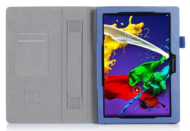 Высококачественный чехол книжка из искусственной кожи защитный кожаный для lenovo