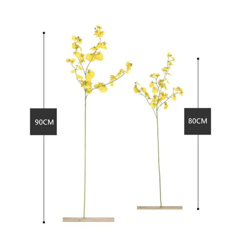Silk Orchid Artificial Flowers Fake DIY simulation Flower Bouquet for Home Wedding Festival Decoration | Дом и сад