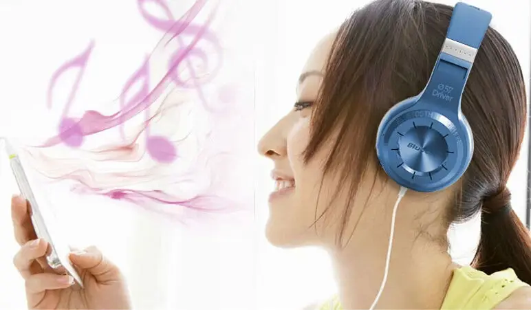 HT Bluetooth V4.1 Headphone Headset HIFI Surround Sound Built-in Microphone DSP Noise Canceling Line In/Out Voice Prompt | Электроника