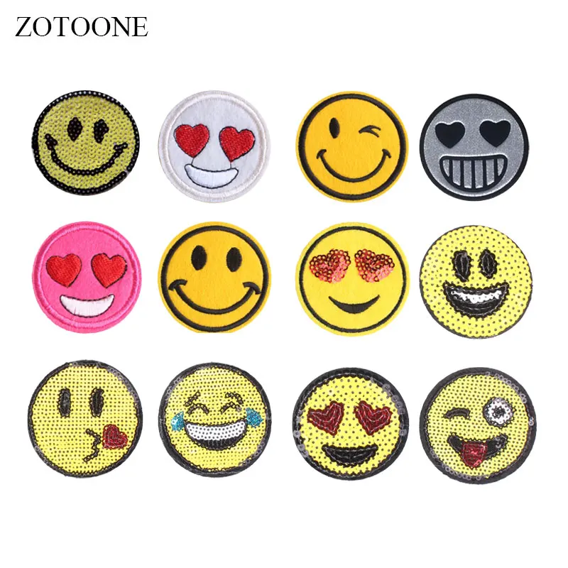 ZOTOONE Милые Блестки Патчи Наклейки гладить на одежду теплопередача аппликация