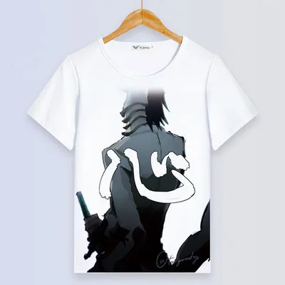 018 Футболка с Наруто Аниме одна деталь футболка для женщин DRAGON BALL футболка GINTAMA Косплей короткий рукав топы для мужчин jojo bleach тройники - Цвет: 018