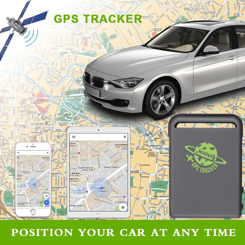 В режиме реального времени gps/GSM/GPRS Автомобильный gps-трекер TK102 устройство слежения автомобиля в режиме реального времени местоположение превышения скорости сигнализации tk102b