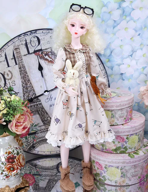 new Fortune дней 1/3 bjd куклы 62 см Совместное тела белая кожа с одежды обуви, AI YoSD MSD SD комплект игрушка подарок ребенку DC Lati - Цвет: new