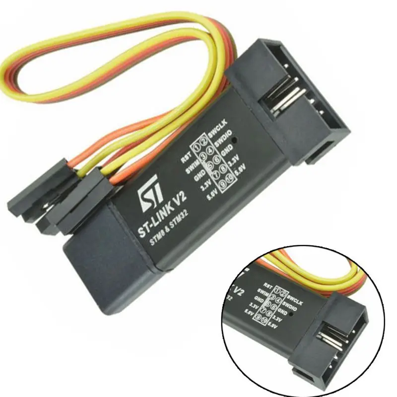 БЛОК ПРОГРАММИРОВАНИЯ ST Link V2 mini STM8 STM32 Эмулятор загрузчика M89 Новый|Проигрыватели