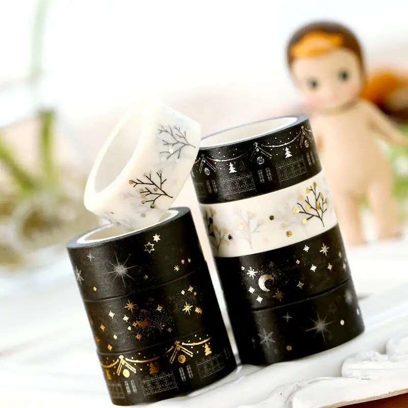 Лента для маскировки лента из золотой фольги|decorative washi tape|washi tapemasking tape |