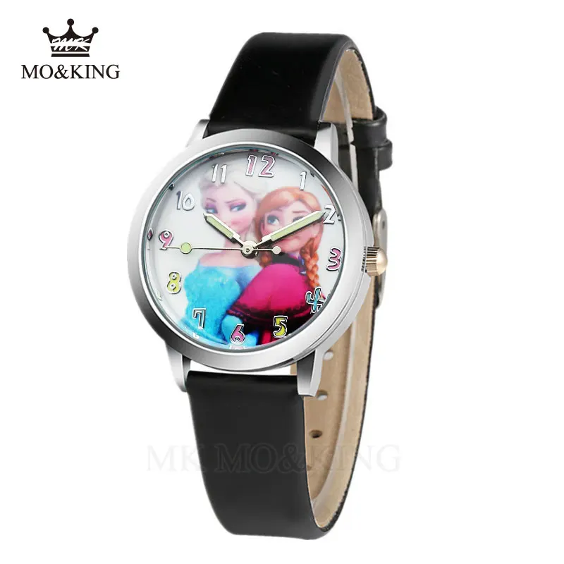 Reloj Infantil 2018 детские часы Снежная королева принцесса Эльза Анна София с рисунком
