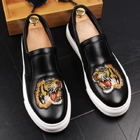new chaussures hommes en cuir men shoes luxury brand zapatos de hombre loafers men