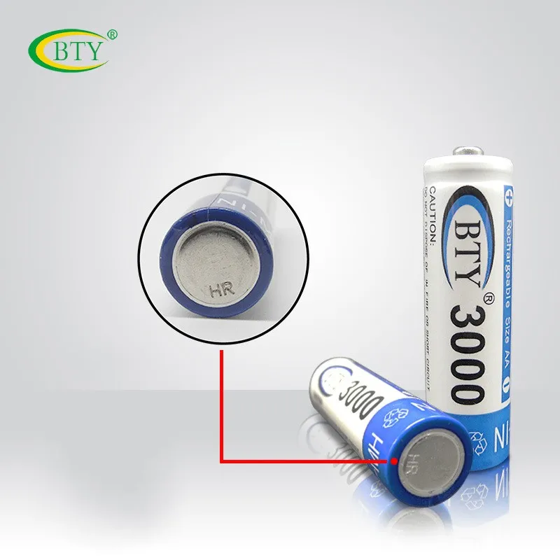 Аккумуляторная батарея BTY N95 AA AAA EU зарядное устройство с 4x 3000 mAh 1 2 V Ni MH