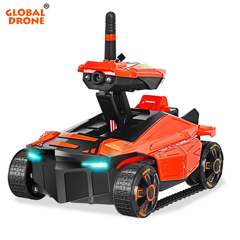 Global Drone Smart rc Танк Wi-Fi FPV камера приложение управление Voiture Telecommande робот игрушки танк RC автомобиль игрушки для мальчиков