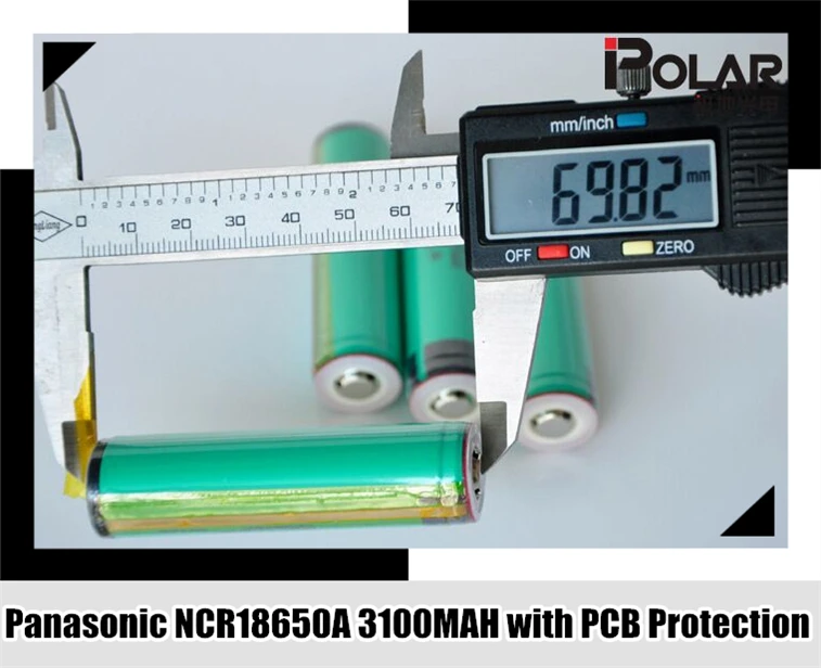 С печатной платой для Panasonic NCR18650A 3100 мАч 18650 3 6 В 7 в динамическая литий ионная