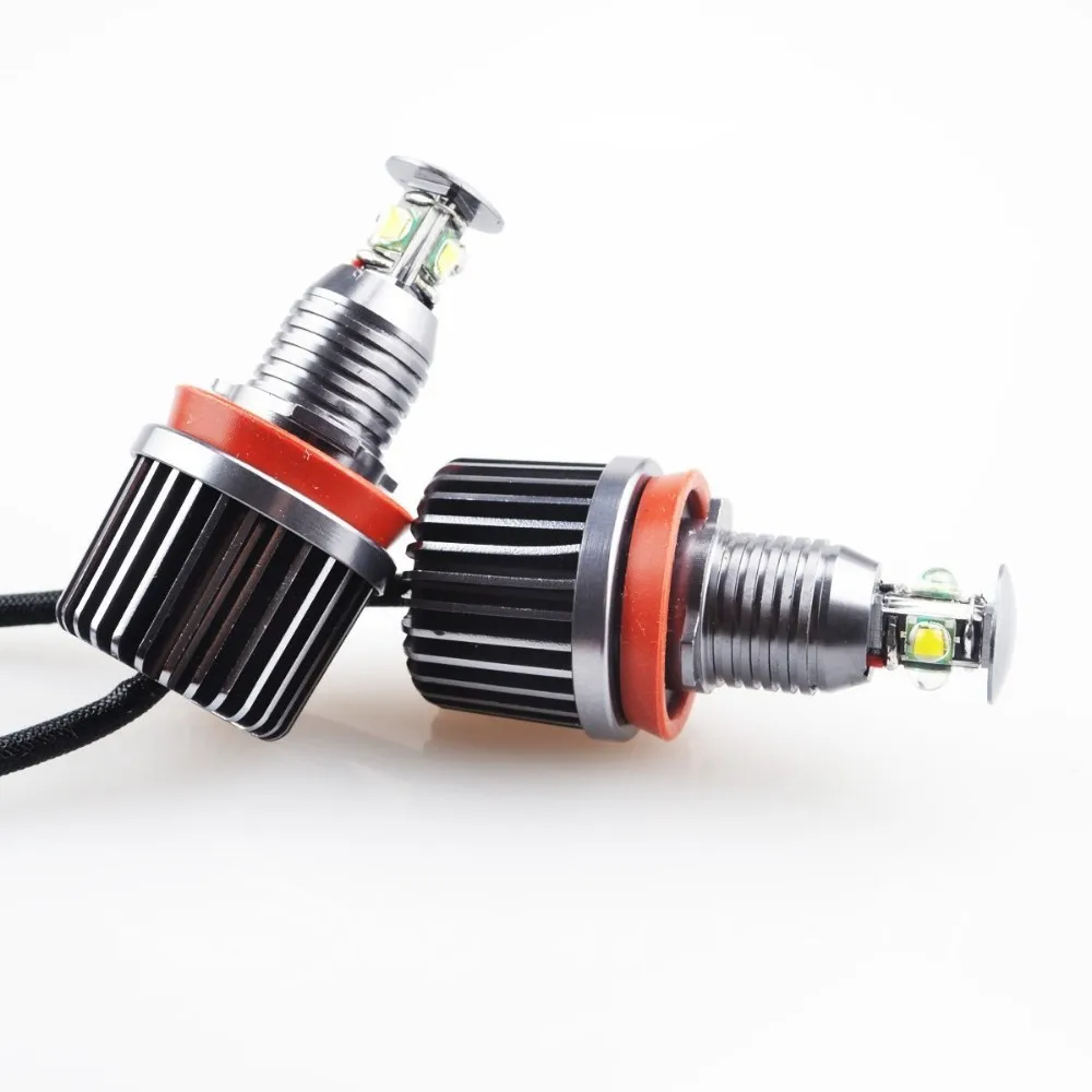 Пара 40 Вт H8 Cree XB D чип светодиодный Белый Halo Кольцо ангельские глазки лампы для BMW