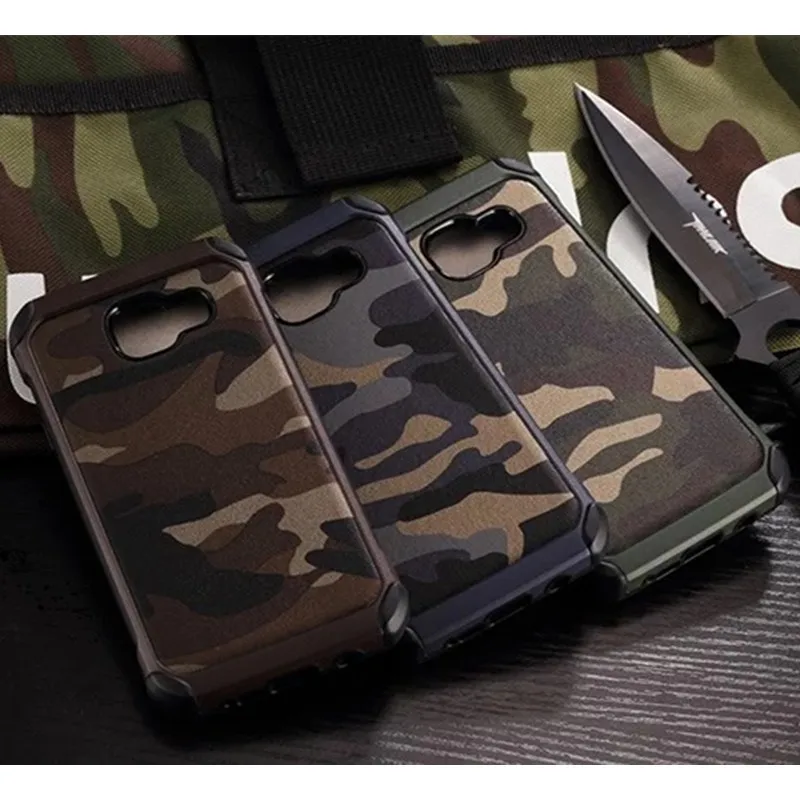 Защитный Камуфляжный камуфляжный чехол с рисунком для Samsung Galaxy A6 A8 Plus A7 A9 2018 A3 A5 2017