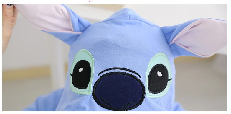 Vanled Взрослых Лето Синий Стежка Onesies Короткими Рукавами Пижамы Ночные Сорочки