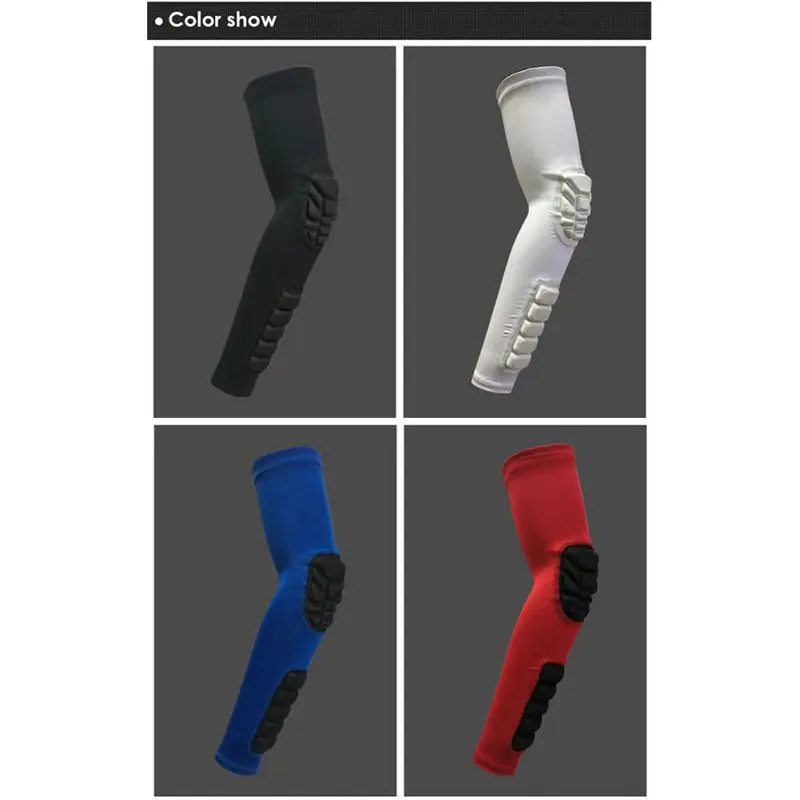 

Men's Honeycomb Belt Elbow Pads Crashproof Football Basketball Shooting Arm Sleeve Elbow Support Protection