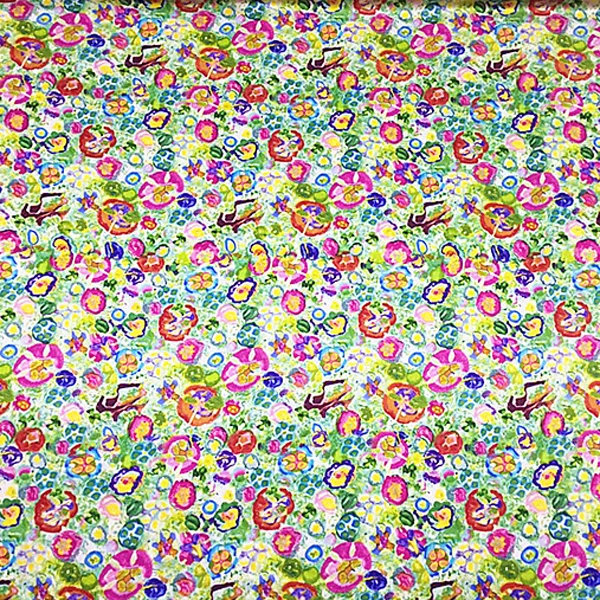 Thick 22momme colorful Abstract graffiti pure silk satin charmeuse fabric SSC319 |