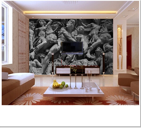 Пользовательские обои для стен 3 d древняя Римская Статуя в гостиную спальню
