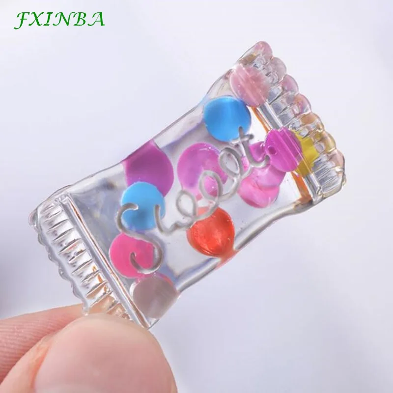 Fxinba 1/3/5 шт. Прозрачный конфеты, Чарующее ювелирное Slime наполнитель DIY Украшение телефона Декор шармы из полимера в форме ягодок Лизун глины поставки слаймов игрушки