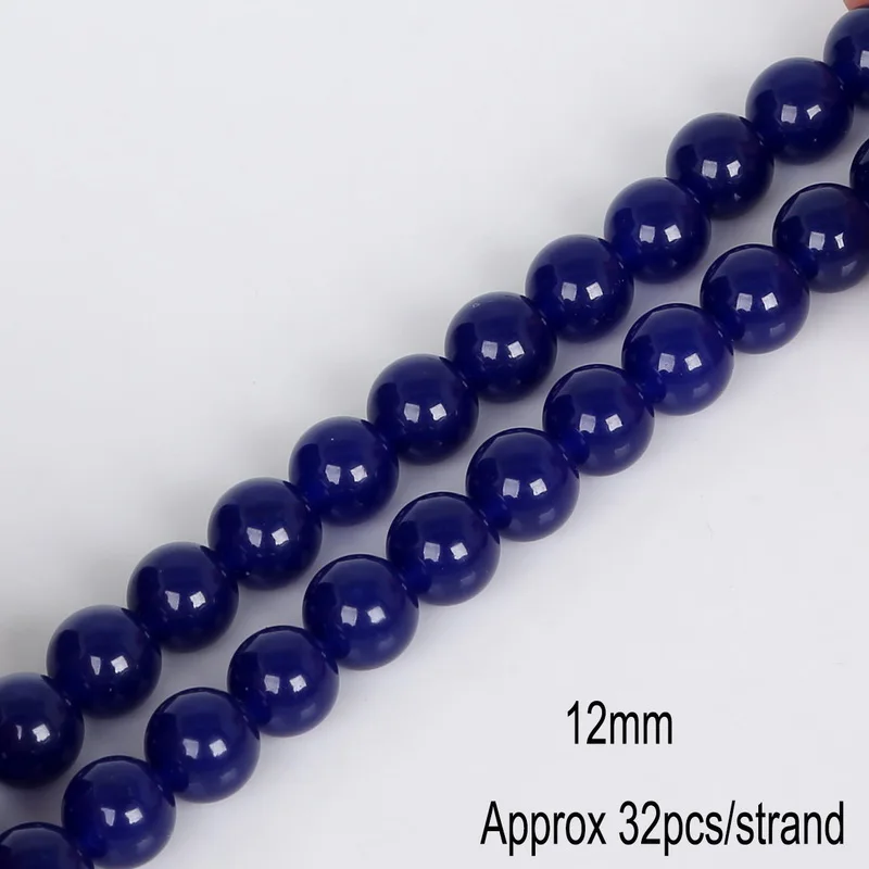 Новое поступление 2020 темно синие натуральные бусины для изготовления ювелирных