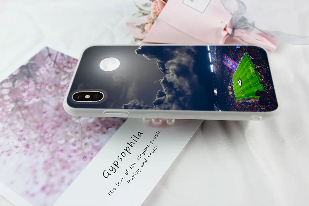 MLLSE чехол для телефона для iPhone11 Pro X XS Max XR для iPhone 5 5S SE 6S 6 4 4S 7 8 Plus Барселона Домашний футбольный стадион