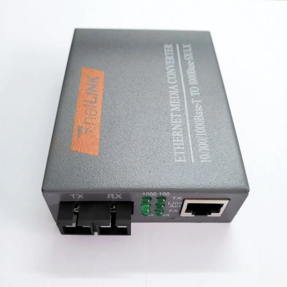 1000 Мбит/с HTB-GM-03 Netlink волоконно-оптический RJ45 Ethernet Media Converter Gigabit SC Multi-Mode дуплекс 2 км внешнего Питание