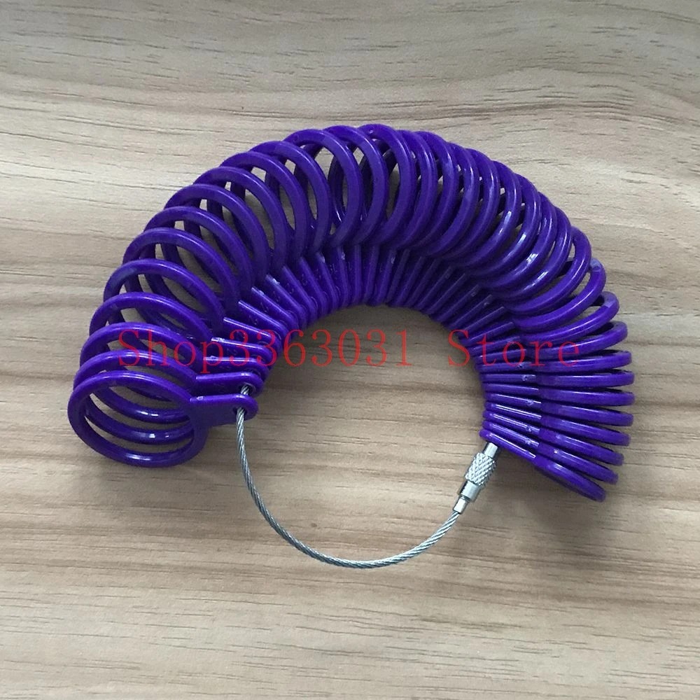 Пластиковый измерительный инструмент для определения размера кольца|ring sizer set|ring
