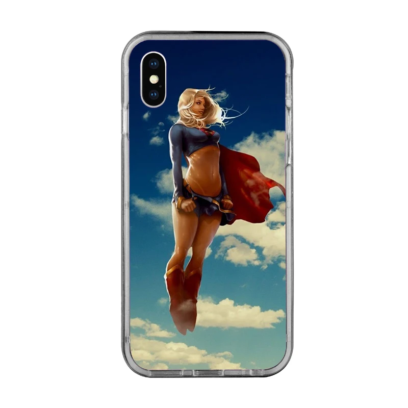 Чехол для телефона Superwoman чехол Apple iPhone 8 8Plus 7 7Plus 6 6S Plus X 5 5S SE 5C 4S Женский с