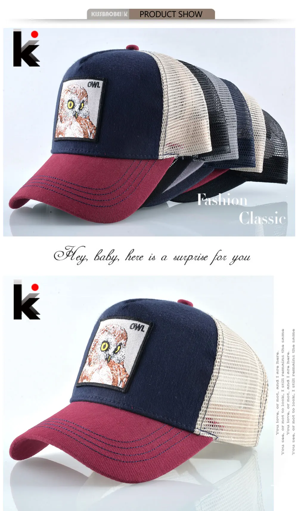 Мужская бейсбольная Кепка на сезон весна-лето из дышащей сетки Snapback мужские женские шапки сова шапка с вышивкой уличная хип хоп черная кость Gorro