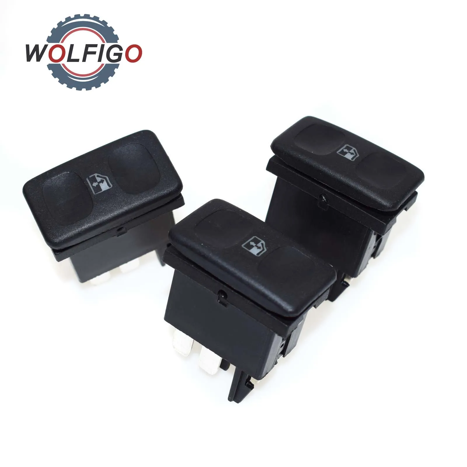 WOLFIGO Новый выключатель электростеклоподъемника черный 191959855 подходит для Volkswagen