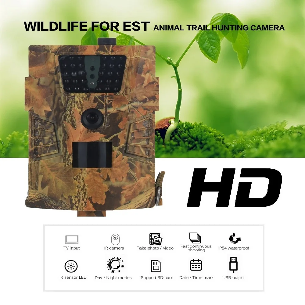 Suntekcam Trail камера 12MP 1080 P 30 шт. Инфракрасные светодиоды 850nm охотничья IP54 водостойкая