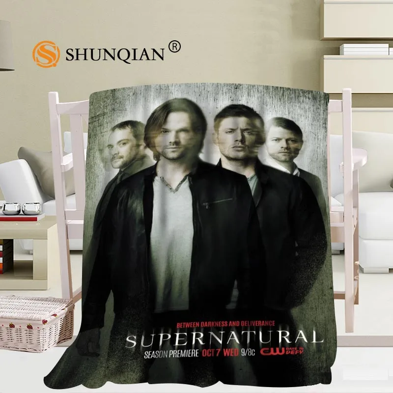 melhor Supernatural Temporada Cobertor Macio Diy Sofá Cama Lance Cobertor Criança Adulto Quente Personalizado Cobertor 56x80inch50x60inch40x50inch
