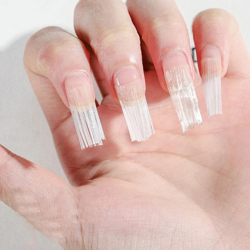 200 шт. наращивание ногтей волокна Стекло акриловый Фрезер для cо шлифовальными