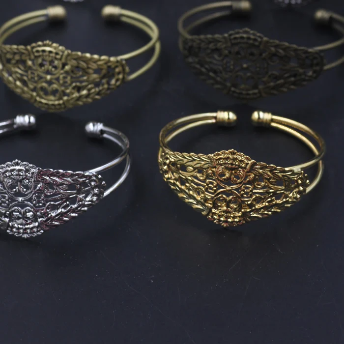 Поднос с лепестками 5 шт./лот античный бронзовый/Золотой/Серебряный/черный медный