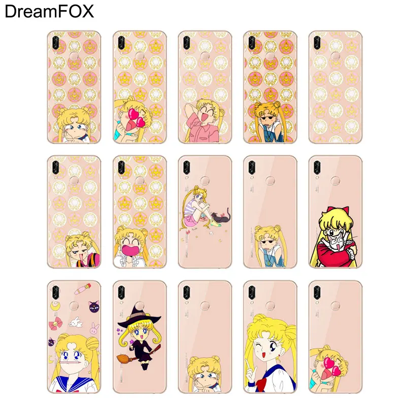 DREAMFOX L100 новый модный дизайнерский Мягкий ТПУ силиконовый чехол для huawei Honor 6A 6C 7X9 10