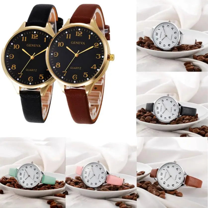 

Moment # L05 2018 Women Casual Checkers Faux Leather Quartz Analog Wrist Watch