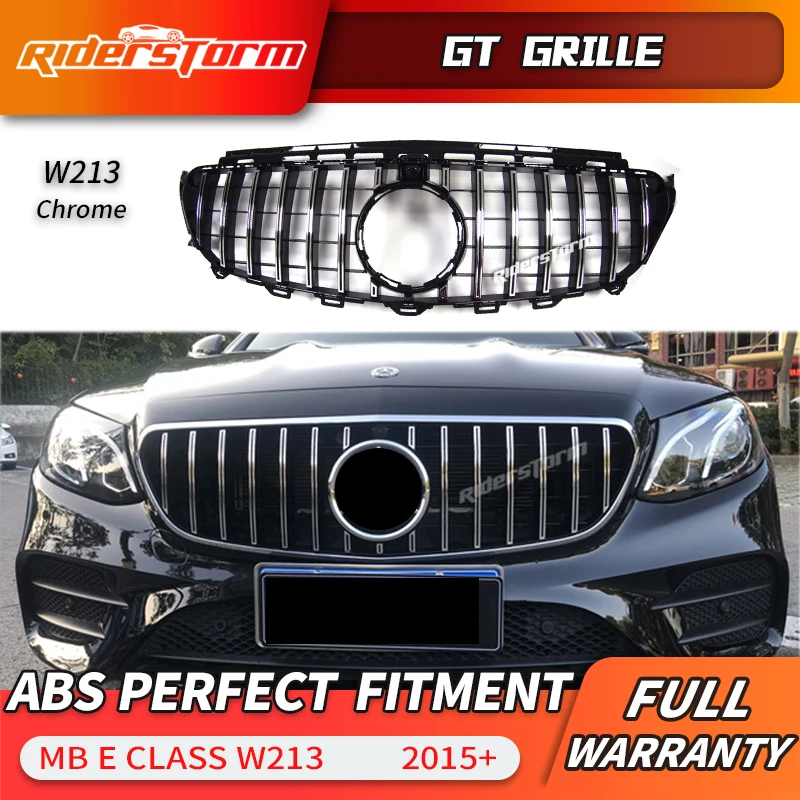 Передняя решетка для C класса w205 E класс w213 GLC X253 GT R Mercedes Bens Решетка передняя губа