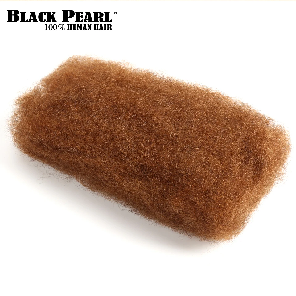 

Black Pearl Brazilian Remy Hair Afro kinky Curly Bulk Human Hair For Braiding 1 Bundle 50g/pc Color 30# Braids Hair No Weft