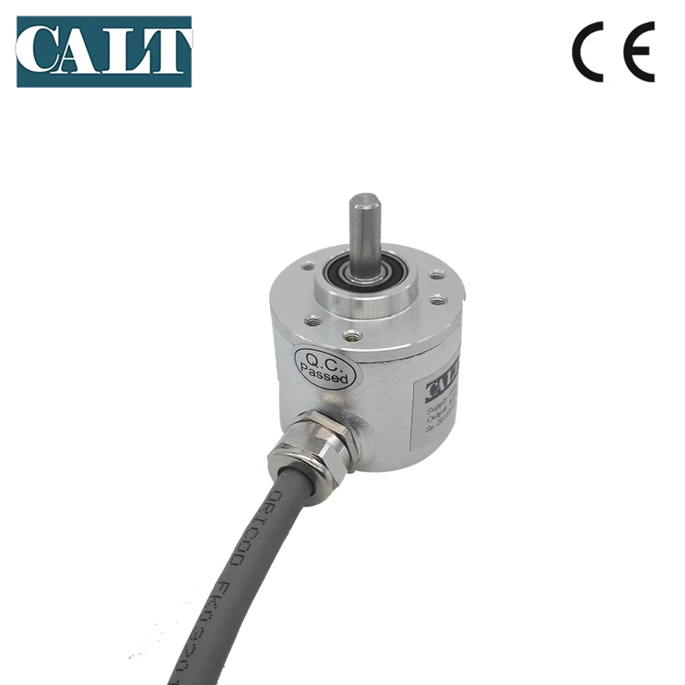 38mm outer SSI synchronous signal 14 bits absolute encoder Linear Resolution 1/16384FS -CAS38R14E06SGB
