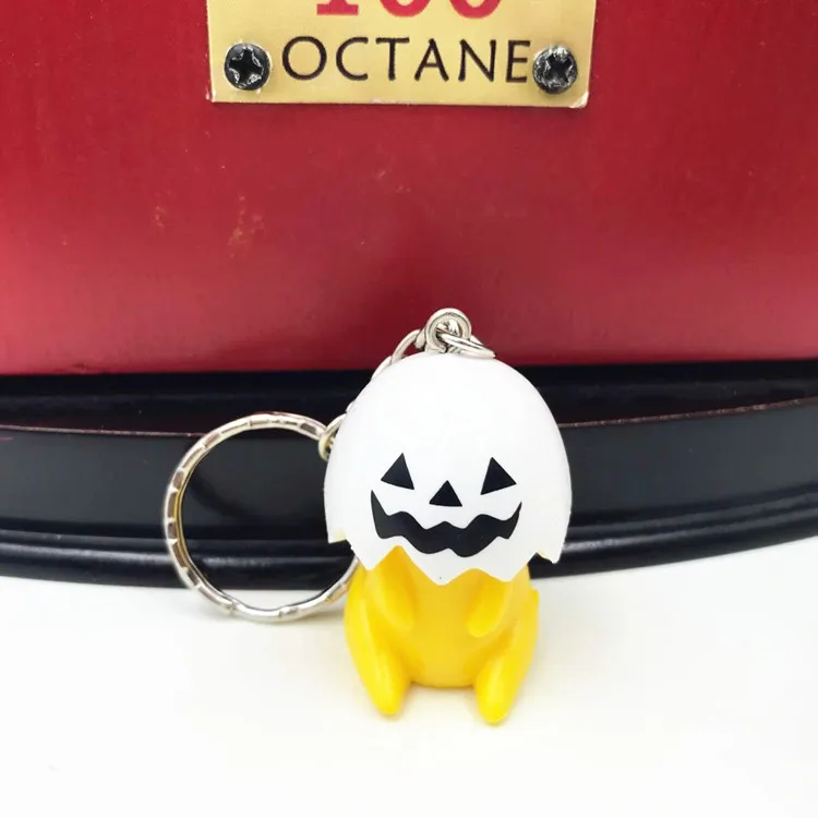 Gudetama брелок для ключей ленивое яйцо ПВХ фигурка игрушки детей Яйцо Брелок модель