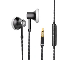 headroom ms16 in ear earphone earbuds headset with mic volume control