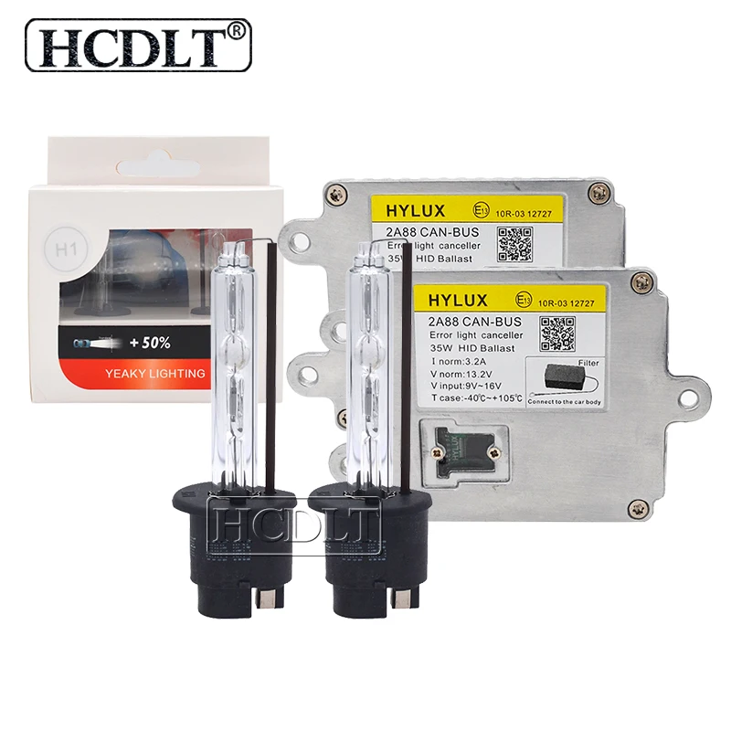 HCDLT 1 комплект 35 Вт Yeaky Xenon HID Canbus Kit H1 H7 H11 HB3 HB4 D2H ксеноновой лампы 4500K 5500K 6500K Hylux 2A88