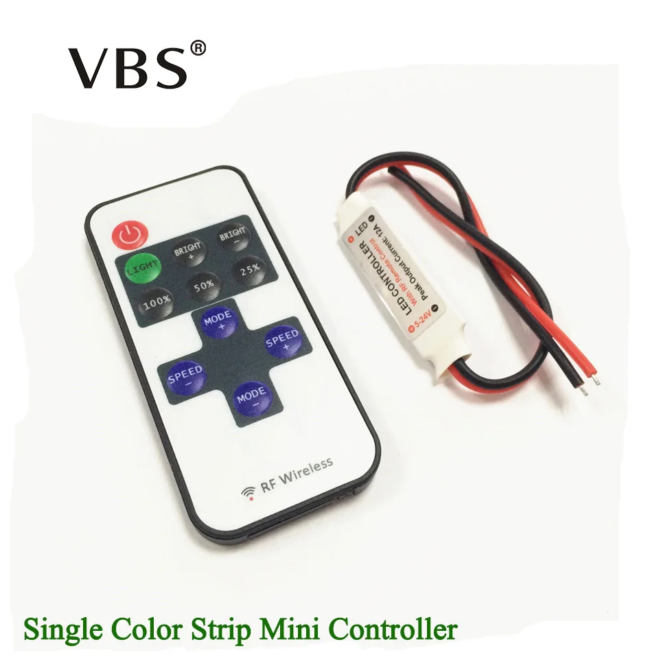 Беспроводной мини пульт дистанционного управления для светодиодной ленты 1