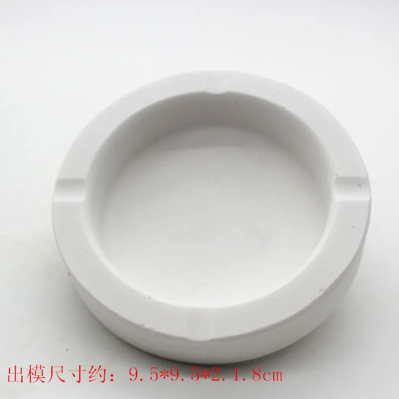 

Flat ashtray plaster mold silicone mold