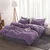purple Стираный хлопковый комплект постельного белья, однотонный пододеяльник, набор мягких серых постельных принадлежностей в японском стиле, постельное белье для дома, супер размер king, постельное белье, 45 - Цвет: purple