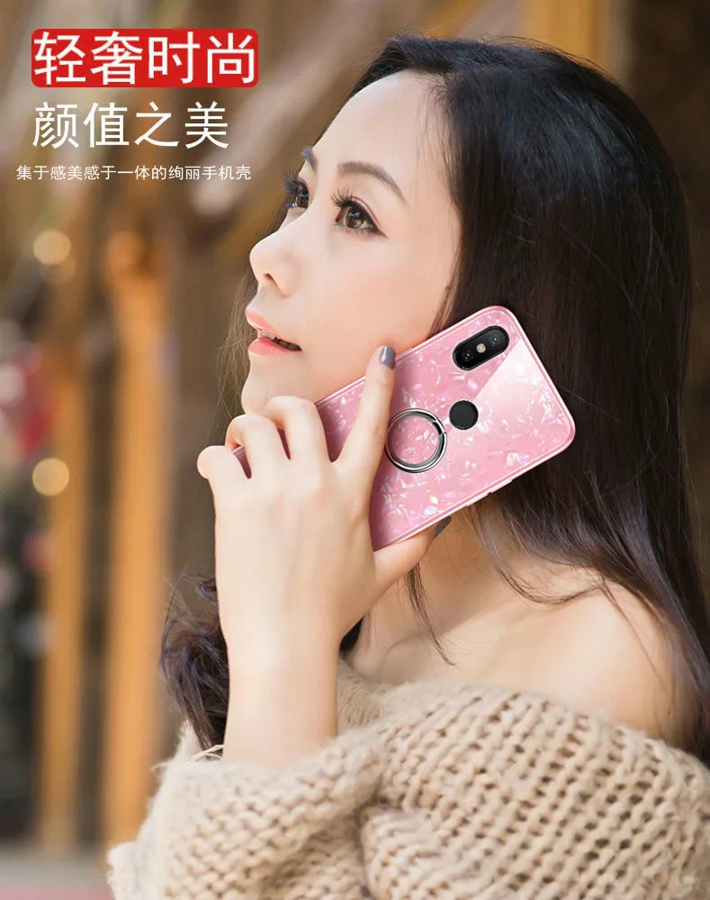 Nova3 Nova3i чехол s магнитный автомобильный держатель чехол для huawei Nova 3 3i 3e чехол кольцо на палец закаленное стекло чехол Coque веревка для женщин
