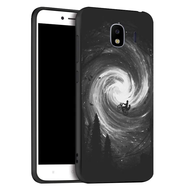 Мягкий Черный силиконовый чехол для samsung Galaxy J4 EU чехол s TPU чехол для телефона samsung J4 Plus Чехлы бампер Fundas - Цвет: x051
