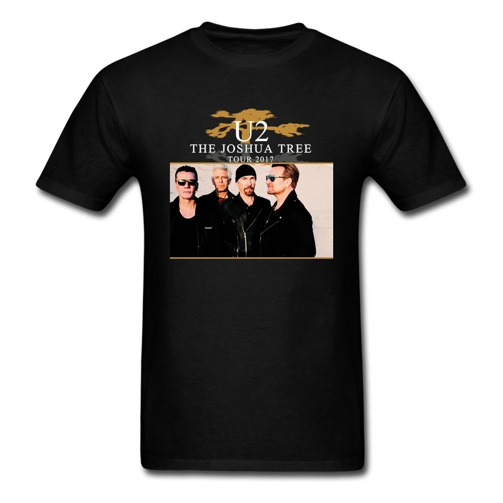 U2 Джошуа Tour 2019 футболка на заказ короткий рукав Футболка Для мужчин новый рок с