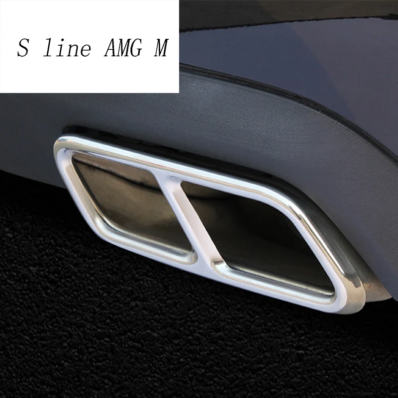 Автомобильный Стайлинг выхлопная труба для багажника Mercedes Benz R Class W251 R300 320 Чехлы