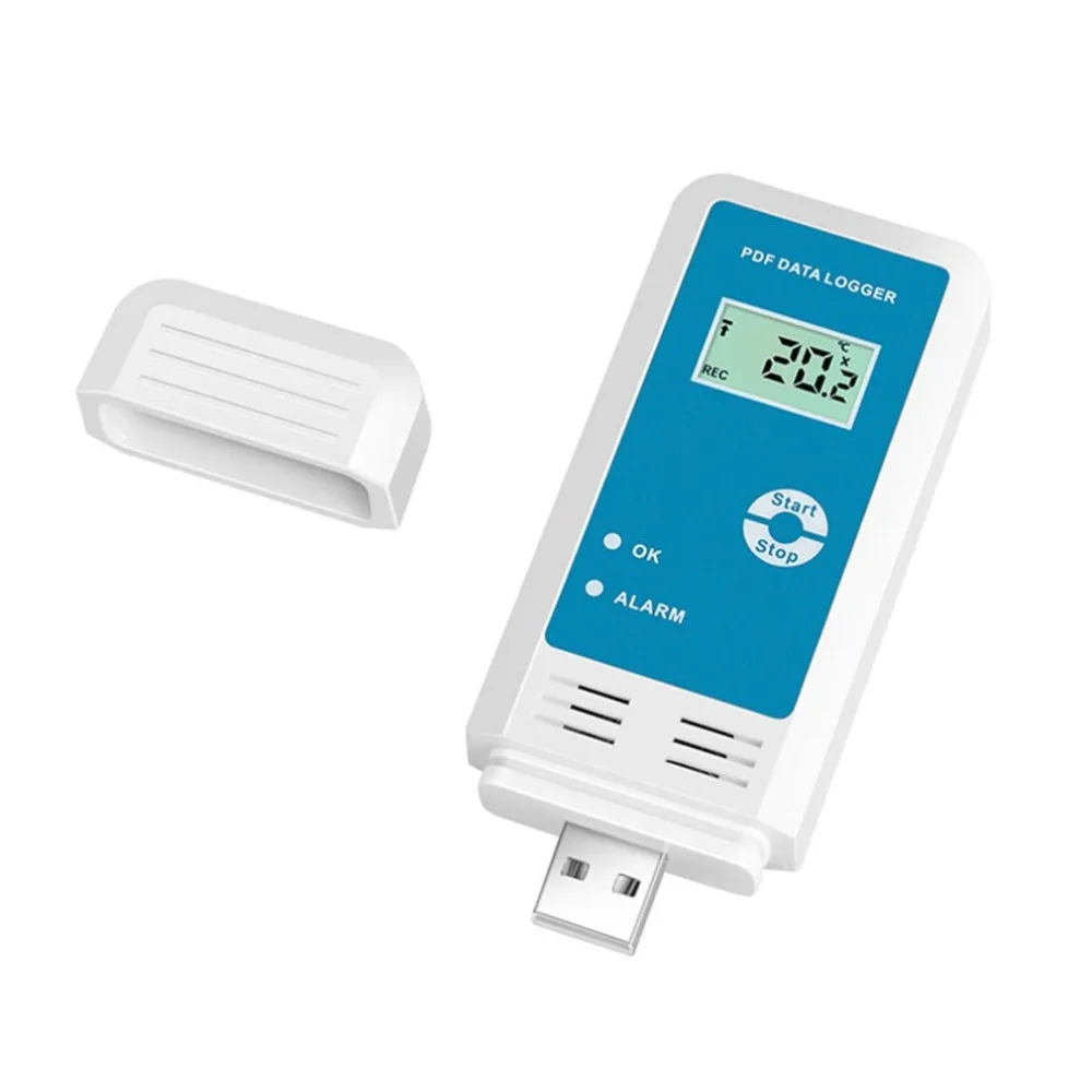 YMUP-20 PDF Температура регистратор влажности lcd IP54 Водонепроницаемый данных с USB